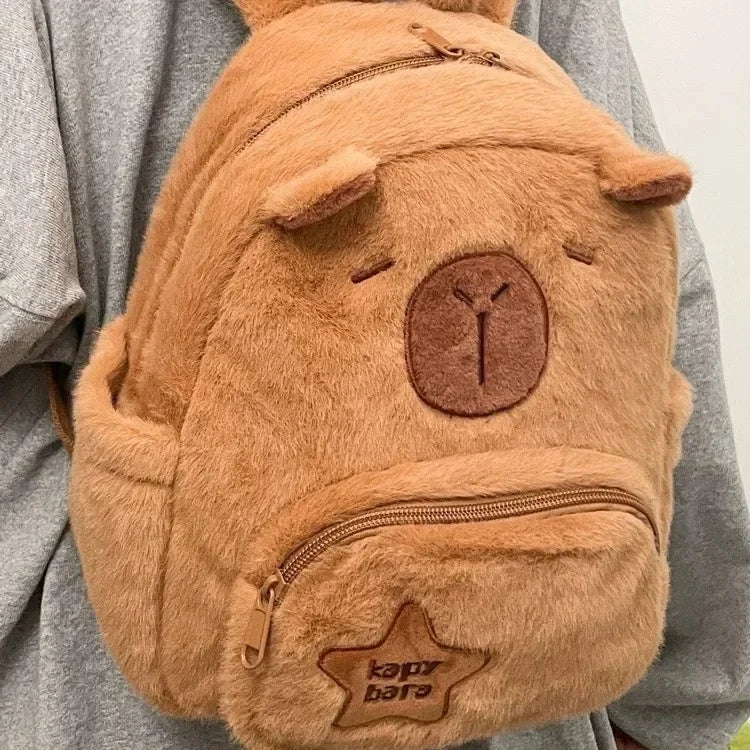 Cute Plush Capybara Bag