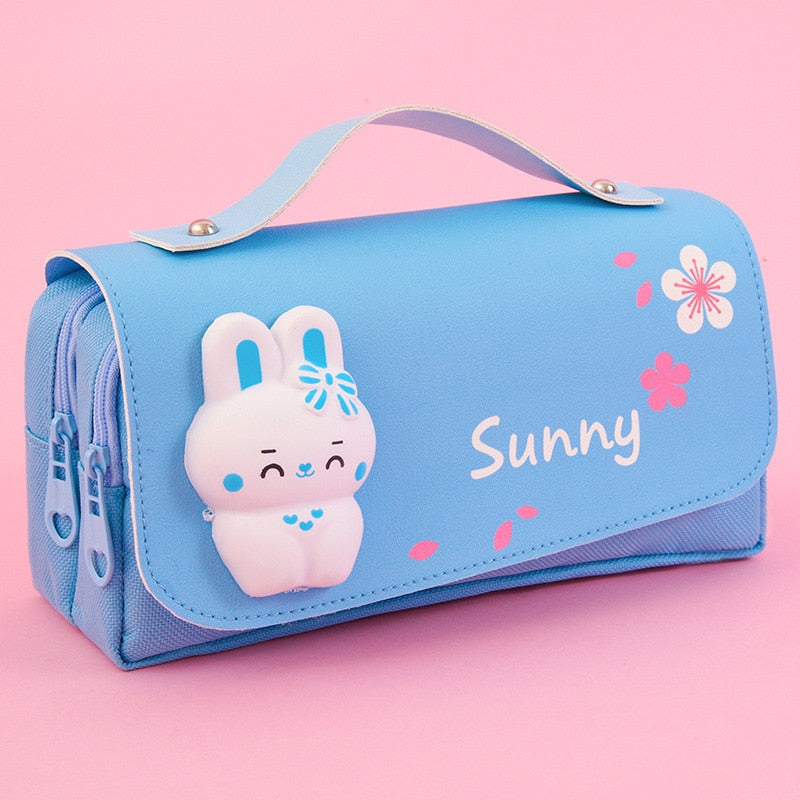 Kawaii Soft Animals Pencil Case