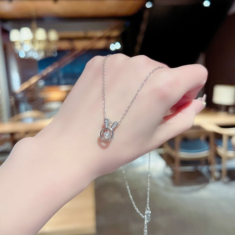 Cute Bunny Pendant Necklace
