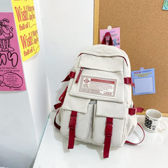 Multipocket Nylon Backpack