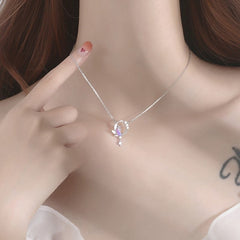 Crystal Moon Star Necklace