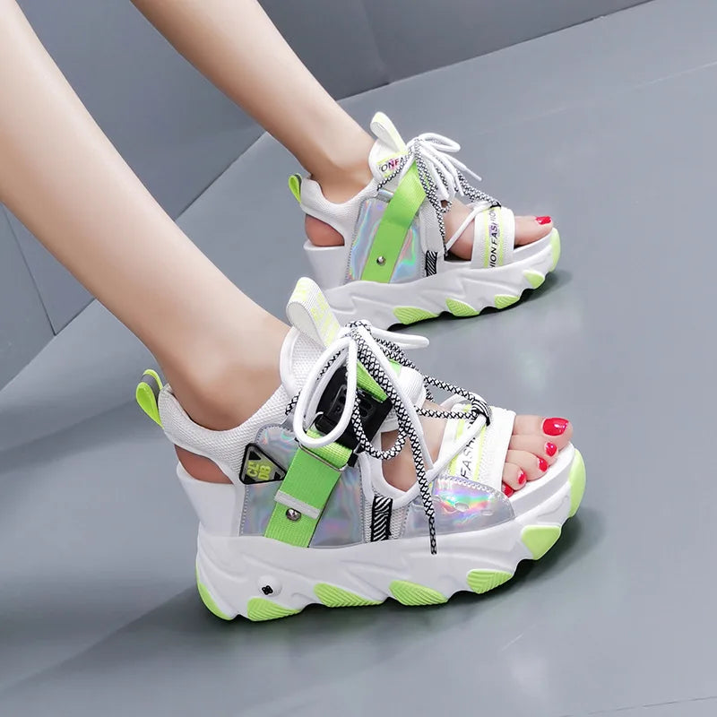 Chunky High Platform Sandals