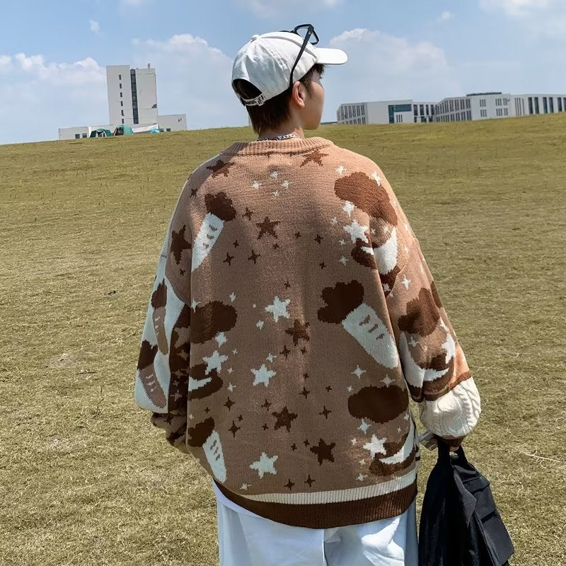 Cartoon Knit Kawaii Sweater
