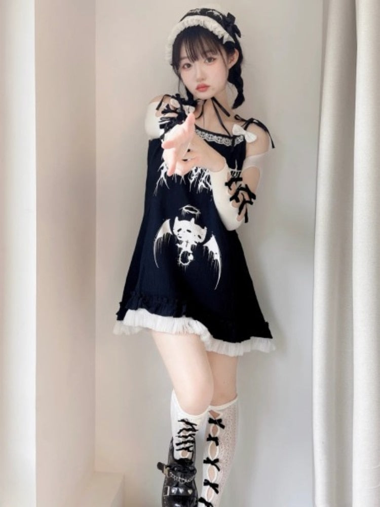 Y2k Gothic Punk Dress