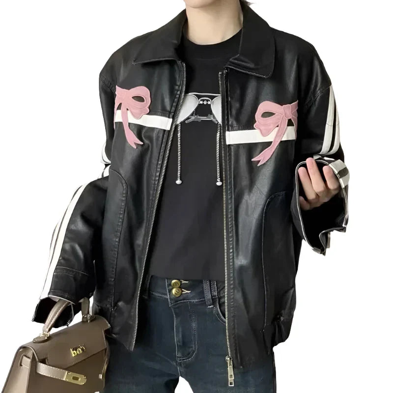 Cute Punk Leather Jacket