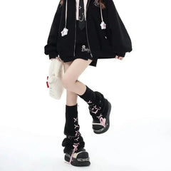 Y2K Cute Japanese Leg Warmers