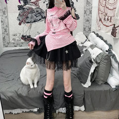 Y2K Kawaii Rabbit Ear Hoodie