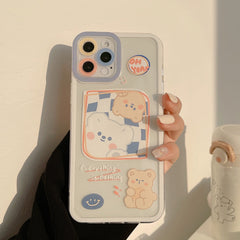 Kawaii Chocolate Bear Case for iPhone