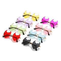 Devil Heart Shaped Glasses