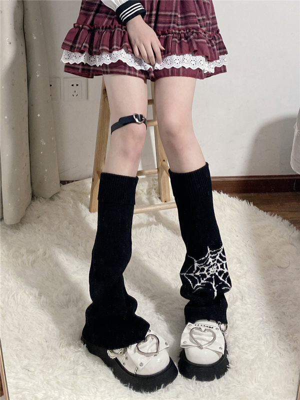 Y2k Goth Girl Japanese Leg Warmers