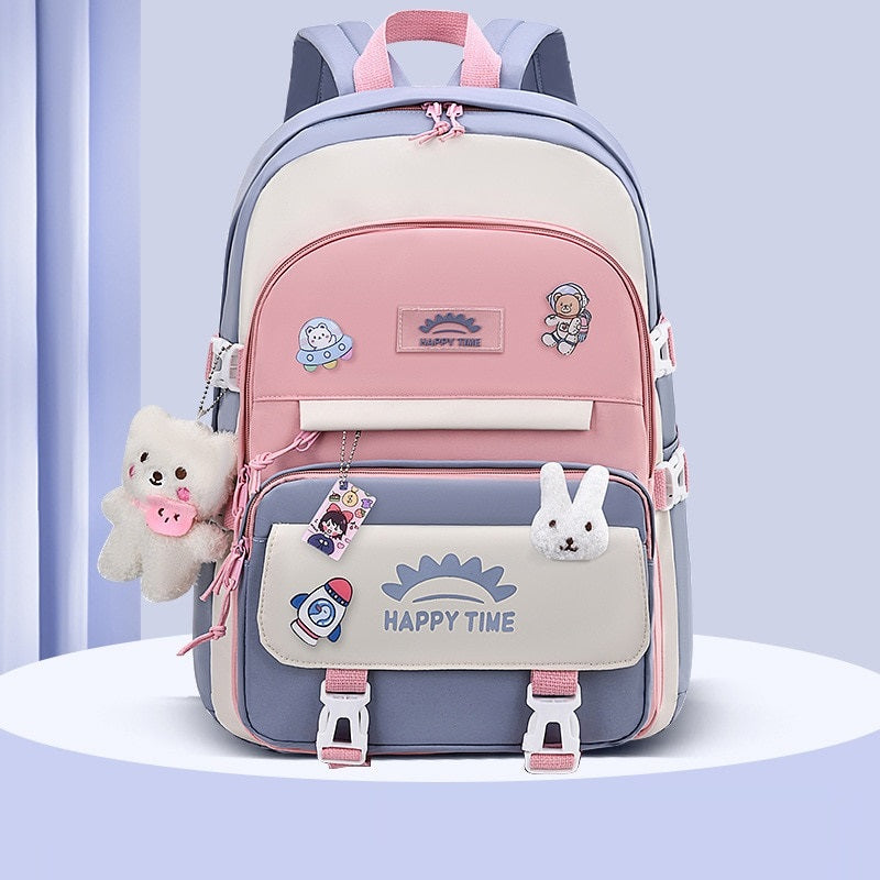 Cute Multi-Pocket Backpack