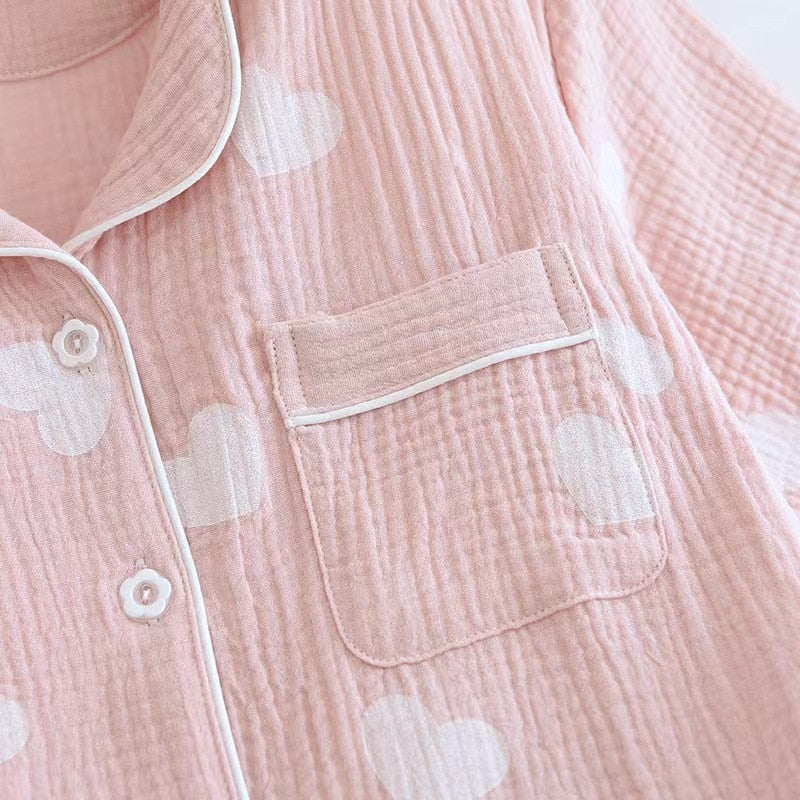 Pastel Heart Kawaii Pajamas