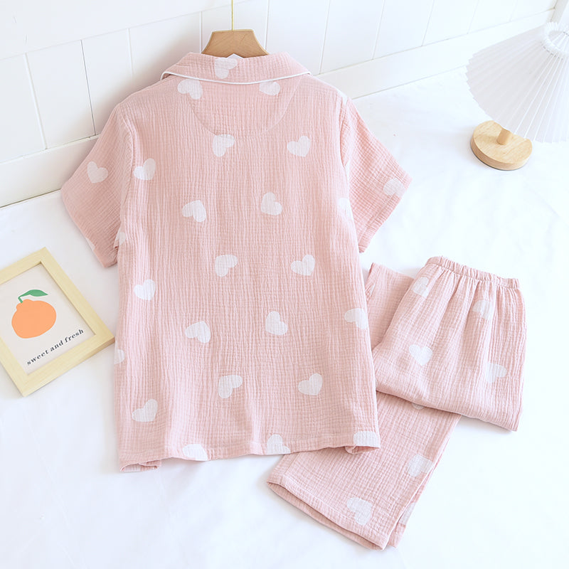 Pastel Heart Kawaii Pajamas