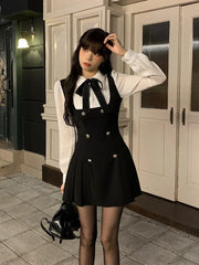 Korean Elegant Short Dress