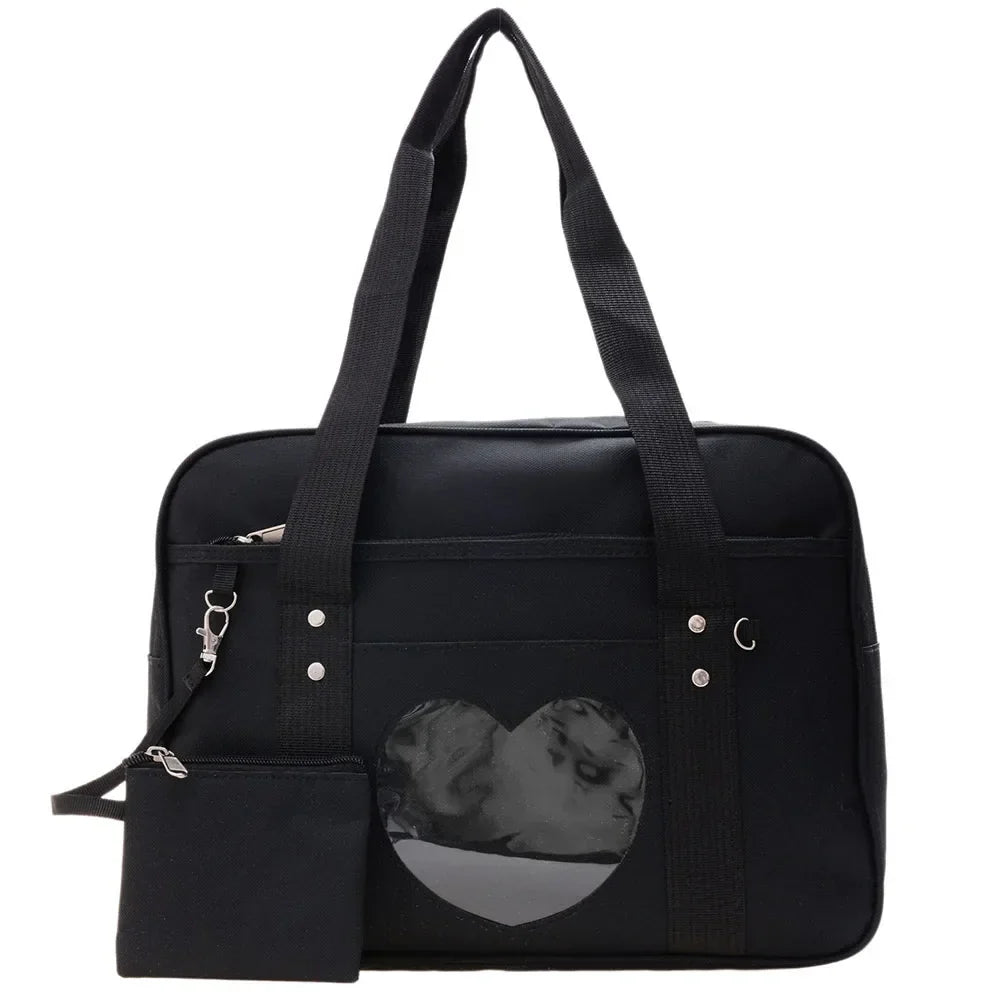 Japanese Heart Student Shoulder Bag