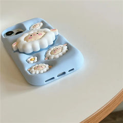 Kawaii 3D Sheep iPhone Case