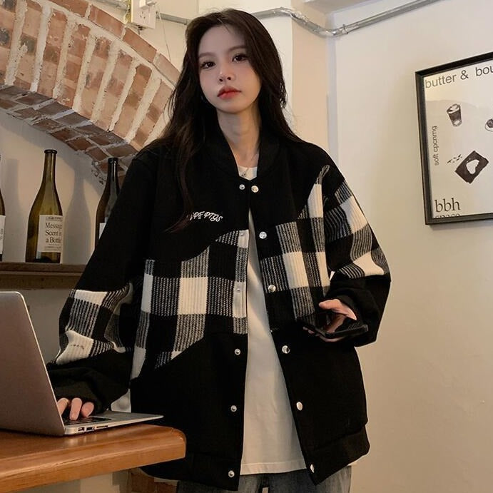 Deeptown Korean Style Baseball Jacket