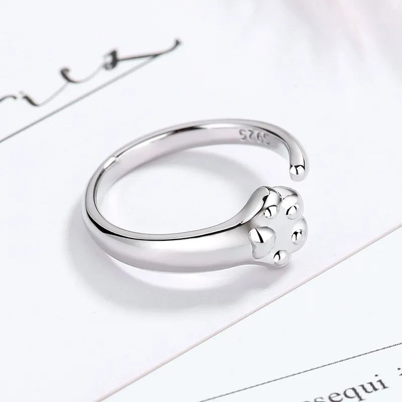 Cat Paw Open Ring