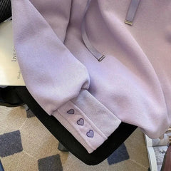 Harajuku Kawaii Embroidery Hoodie