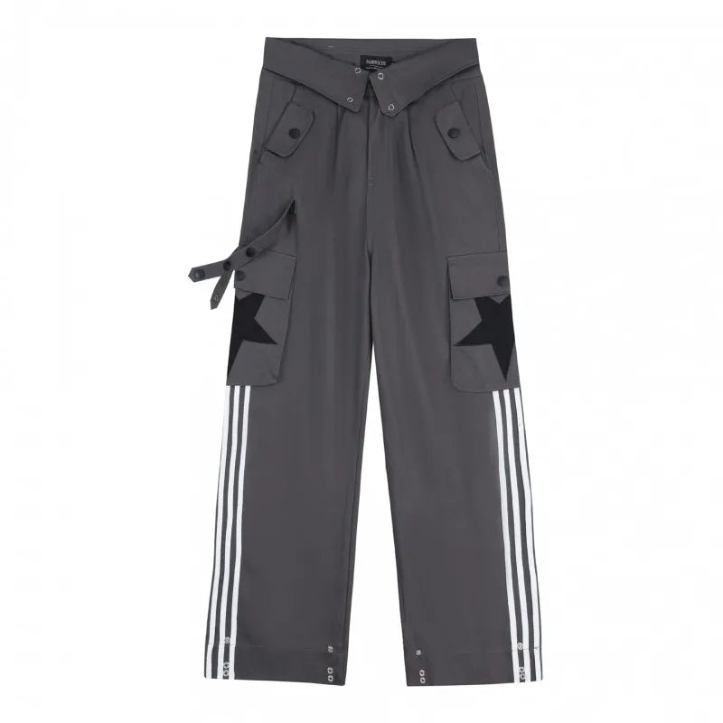 Y2K Parachute Cargo Pants