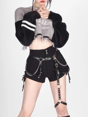Vintage Cropped Sweater Y2K