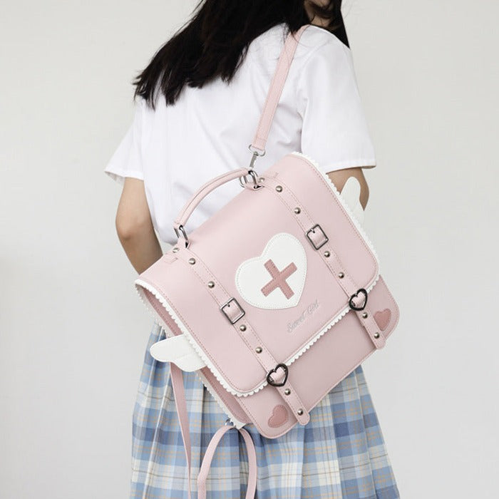 Heart Wings Anime Backpack