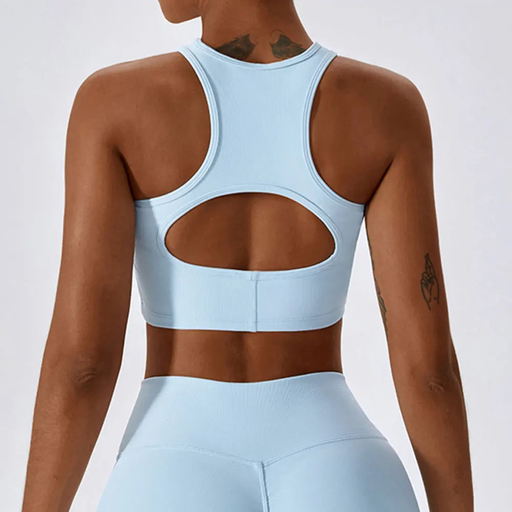 Seraphina - Racer Back Activewear Crop Top