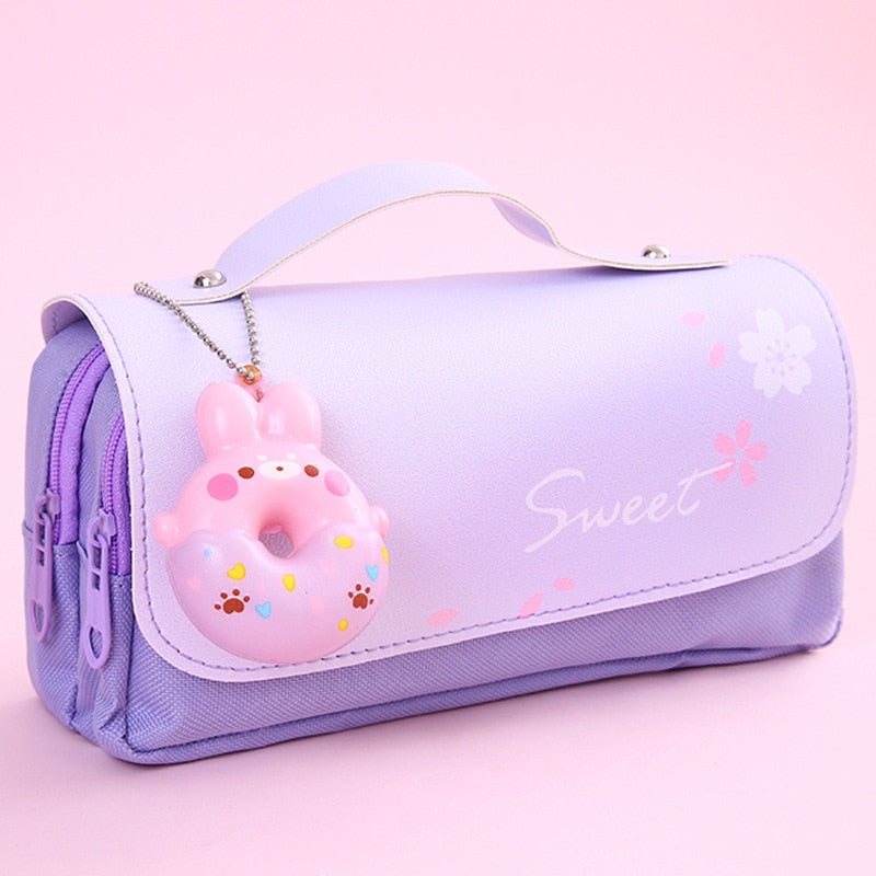 Kawaii Soft Animals Pencil Case
