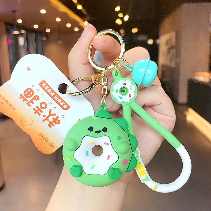 Cartoon Donut Animal Keychain
