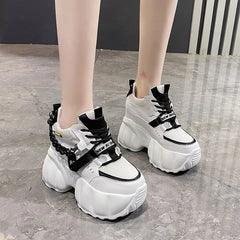 Korean Chunky High Platform Sneakers