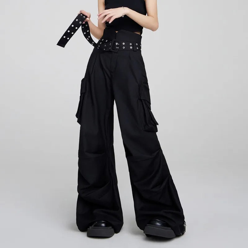Y2K Vintage Wide Cargo Pants