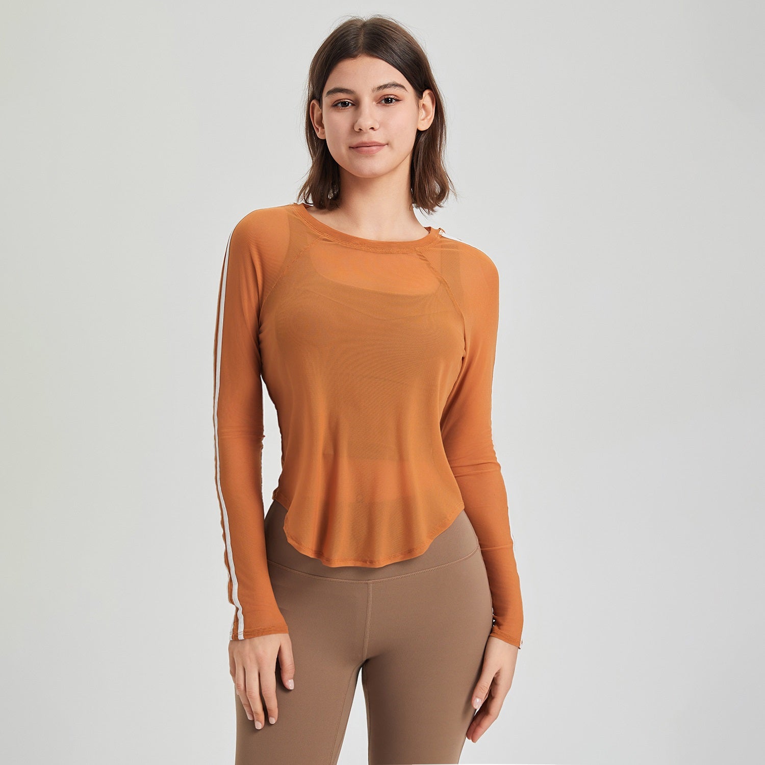 Cover-Up Long Sleeve Women's Yoga & Fitness Top