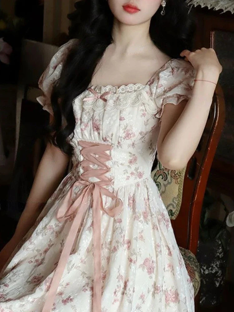 Cute Floral Fairy Dress