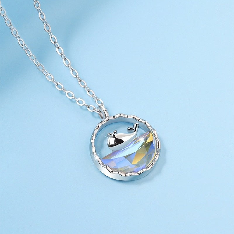Cute Blue Whale Necklace