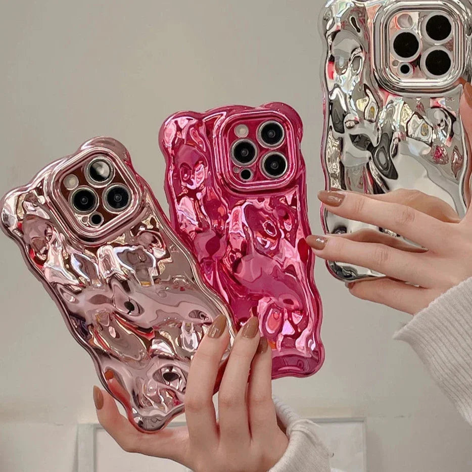 Y2K Metallic iPhone Case