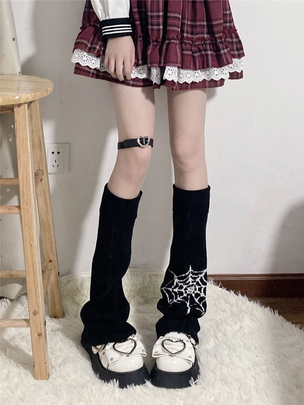 Y2k Goth Girl Japanese Leg Warmers