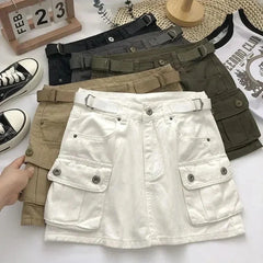 Y2K Vintage Denim Mini Skirt