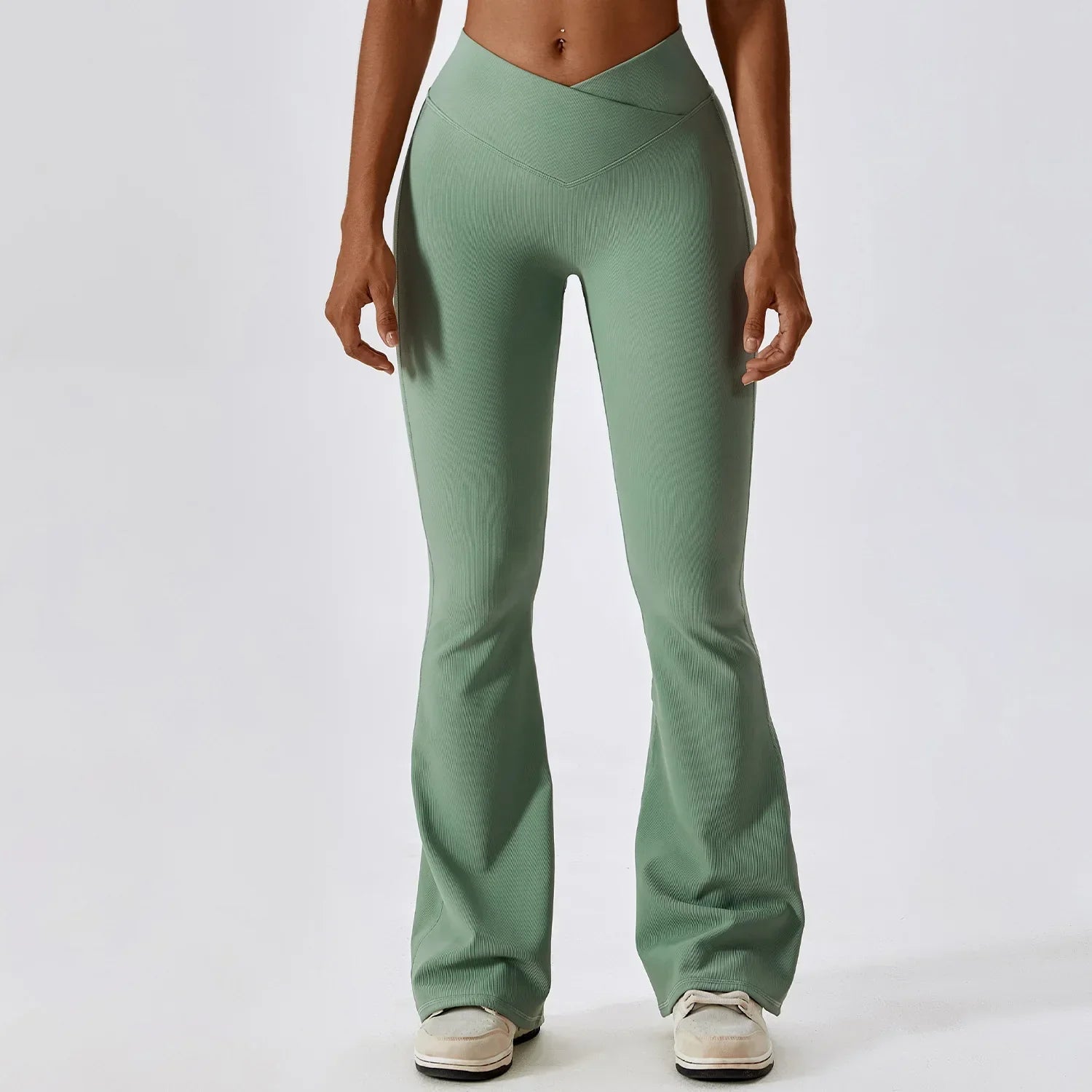 Delilah -  High Waist Active Flare Pants