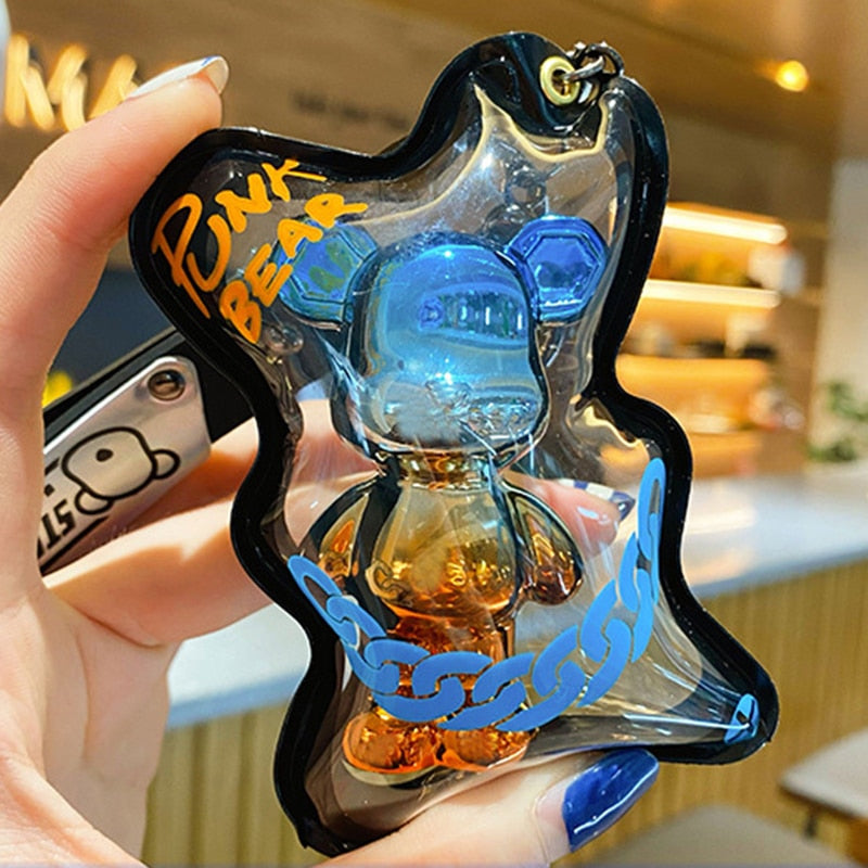 Colorful Bear Bag Keychain