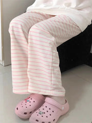 Kawaii Striped Basic Pants