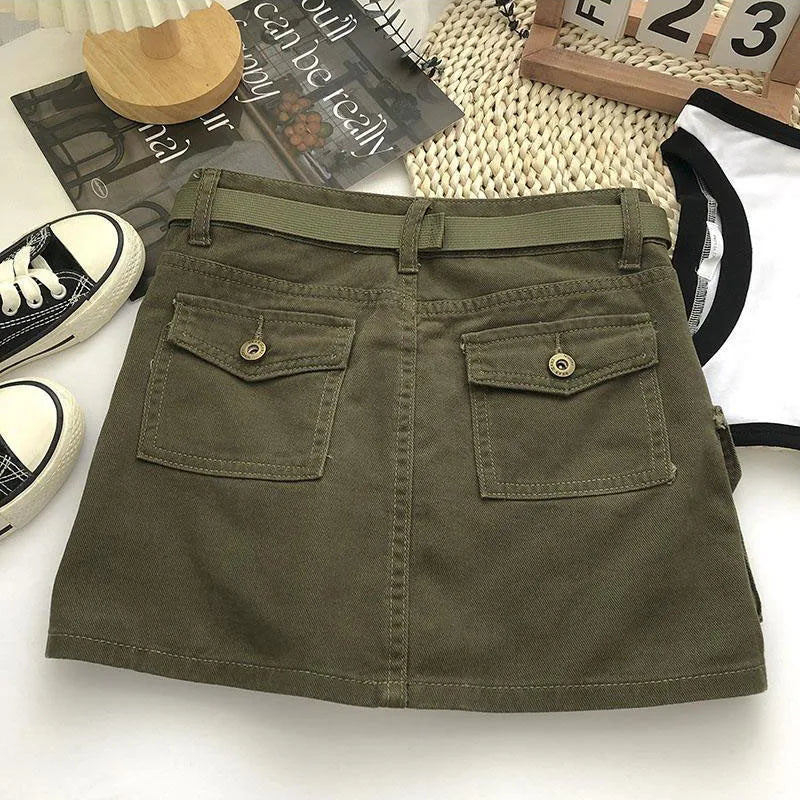 Y2K Vintage Denim Mini Skirt
