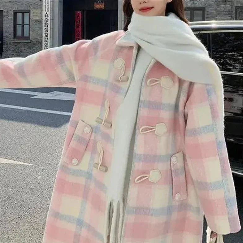 Winter Pastel Woollen Coat