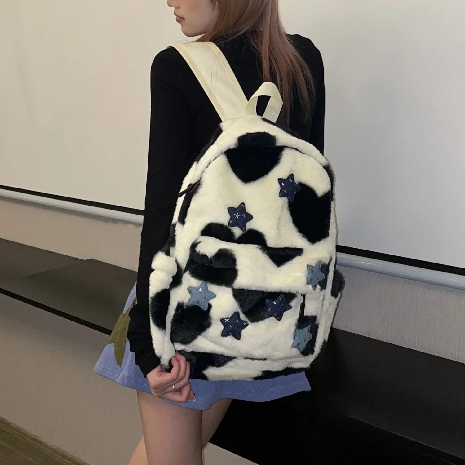 Y2K Cute Fluffy Backpack