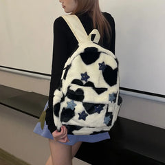 Y2K Cute Fluffy Backpack