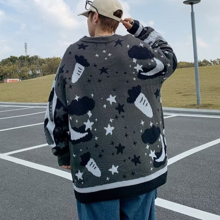 Cartoon Knit Kawaii Sweater