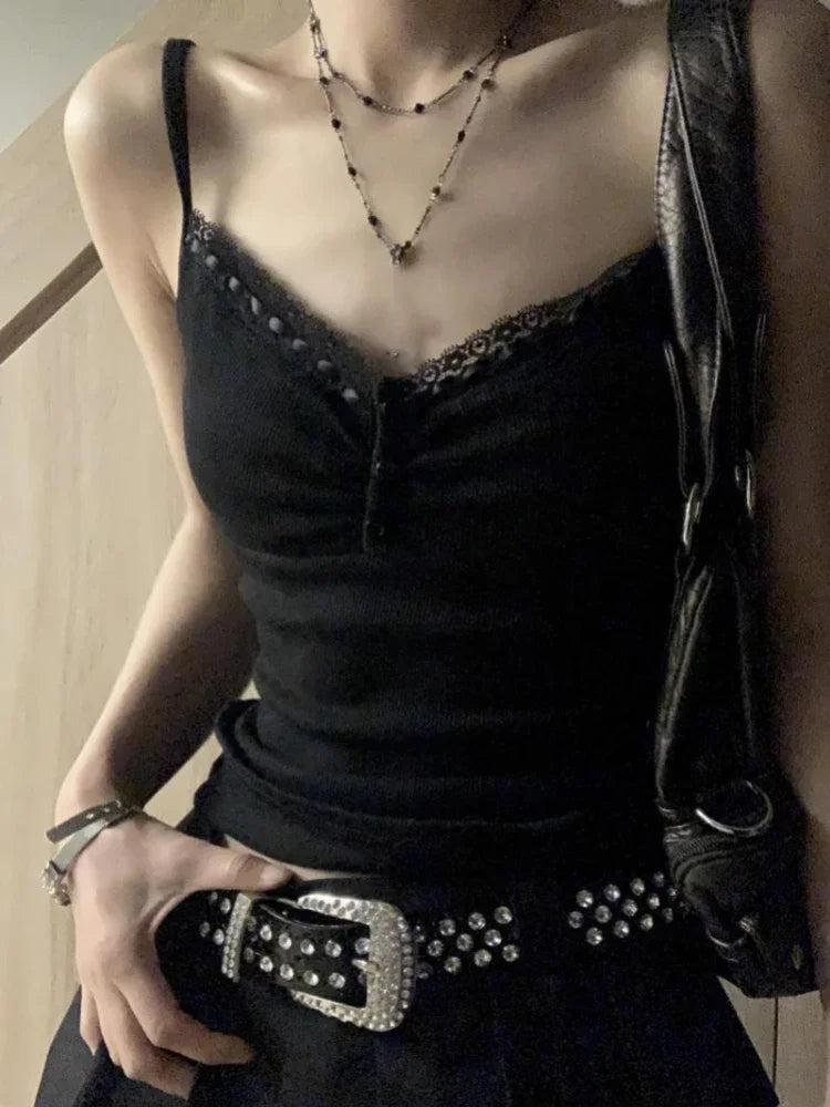 Grunge Slim Lace Top