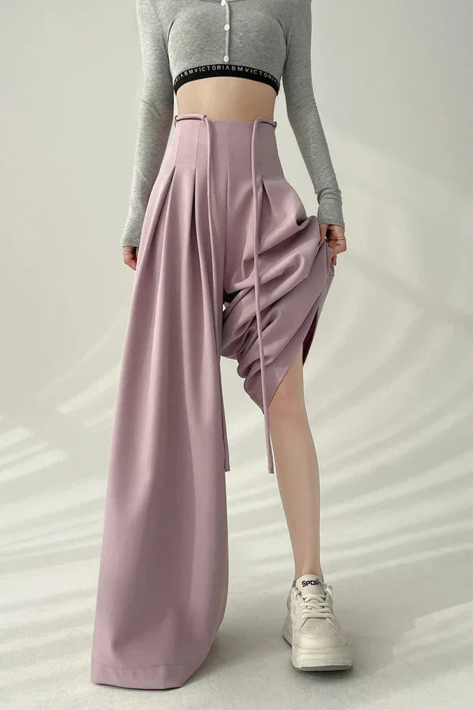 Korean High Waist Wide Pants