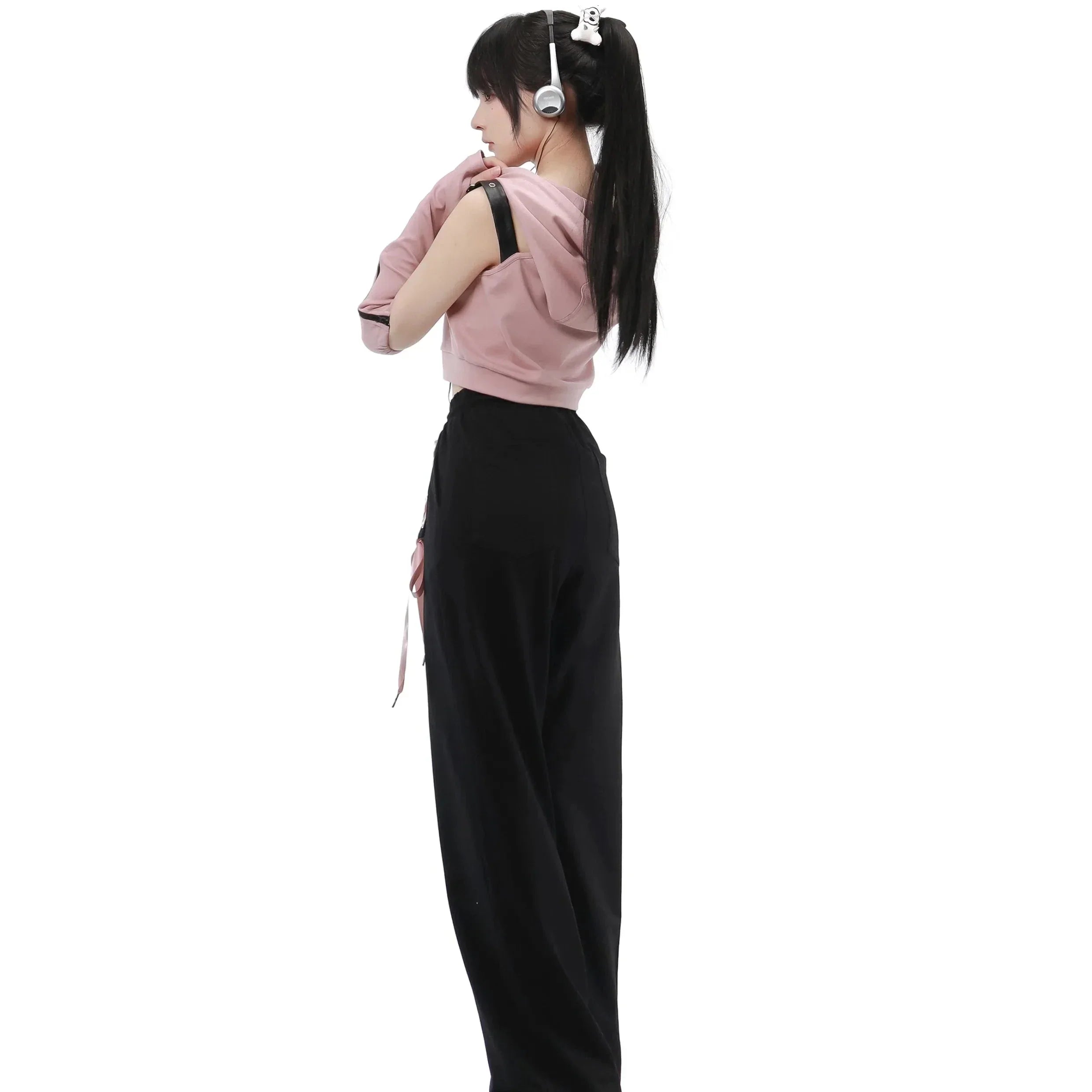 Pastel Gothic Japanese Outfit Set - Shorts, Pants & Tops