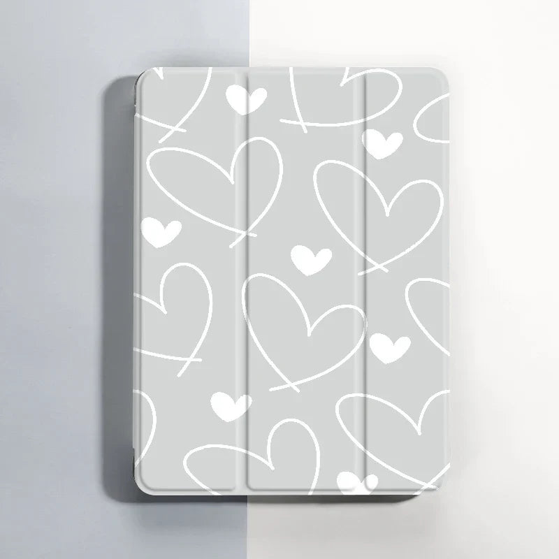Minimalist Love Doodle iPad Case