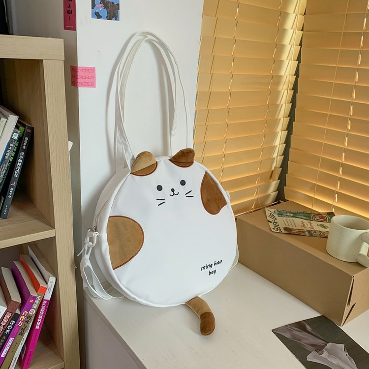 Kawaii Cat Circle Handbag